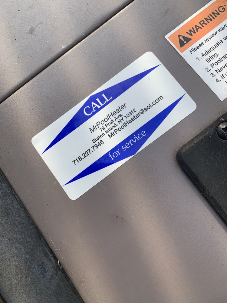 Slide of Mr pool heater