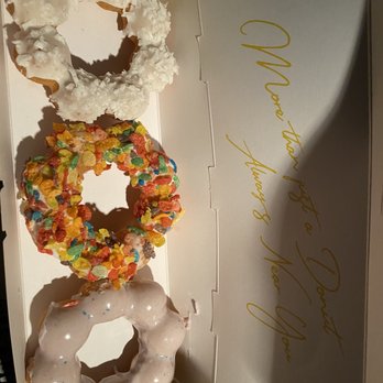 mochinut - coconut and fruity pebble and taro - Donuts Near Me - Lowell, Massachusetts