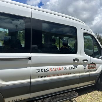 Outfitters Kauai - The tour bus to used to bring us to/from the cruise ship - Tours Near Me - Lihue, Hawaii Outfitters Kauai - The tour bus to used to bring us to/from the cruise ship - Tours Near Me - Lihue, Hawaii