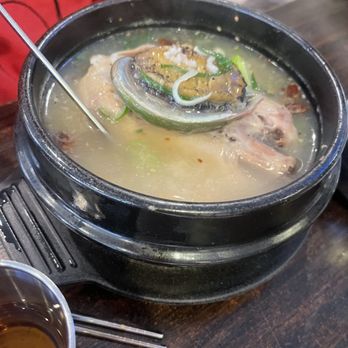 Buil Samgye Tang - Samgyetang with abalone - Korean Near Me - Los Angeles, California Buil Samgye Tang - Samgyetang with abalone - Korean Near Me - Los Angeles, California