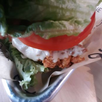 Bo & Vine Burger - Lettuce wrap Bell Ringer Fried Chicken Sandwich - Burgers Near Me - Eugene, Oregon