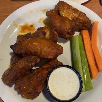 Press Box Sports Grill - Clovis - Wings with crystal butter sauce (like buffalo) - Sports Bars Near Me - Clovis, California