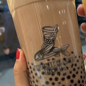 Wushiland Boba Irvine - Ice cream Ovaltine with mini boba - Bubble Tea Near Me - Irvine, California Wushiland Boba Irvine - Ice cream Ovaltine with mini boba - Bubble Tea Near Me - Irvine, California