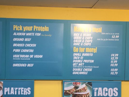 Menu photo 5 Taco Del Mar Tulsa, OK