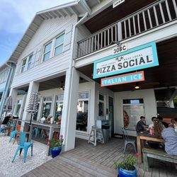Pizza Social - This is the entrance and outside dining area