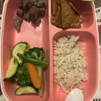 Chicken Maison - Steak and Vegetable Kabob- kids love it! - Mediterranean Near Me - Rolling Hills Estates, California