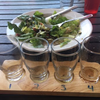 Dugans Pub - Flight of beer (sorry it's empty!) - Irish Near Me - Brevard, North Carolina