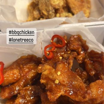 bb.q Chicken Lone Tree - Gangjeong and chesseling . I like the Gang-jeong better So much saucey and flavorful! - Chicken Wings Near Me - Lone Tree, Colorado bb.q Chicken Lone Tree - Gangjeong and chesseling . I like the Gang-jeong better So much saucey and flavorful! - Chicken Wings Near Me - Lone Tree, Colorado