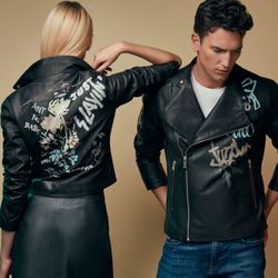 JR Leather - Cazadoras biker print TORRAS