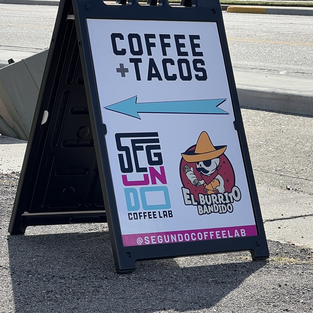 Segundo Coffee Lab - Sign out front. - Coffee & Tea Near Me - Houston, Texas Segundo Coffee Lab - Sign out front. - Coffee & Tea Near Me - Houston, Texas