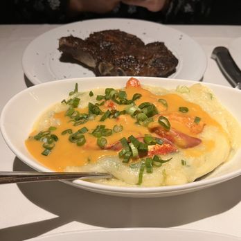Eddie V's Prime Seafood - Butter Poached Lobster Mashed Potatoes - Seafood Near Me - Burlington, Massachusetts