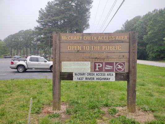 MCCRARY CREEK ACCESS AREA - Updated July 2024 - 1437 River Hwy