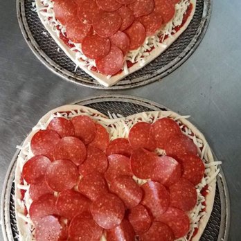 The Pizzeria - In the spirit of Valentine's Day - Pizza Near Me - Kalida, Ohio