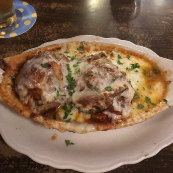 Joe's Cafe & Spaghetti House - Meatball Casserole appetizer - Pizza Near Me - Northampton, Massachusetts Joe's Cafe & Spaghetti House - Meatball Casserole appetizer - Pizza Near Me - Northampton, Massachusetts