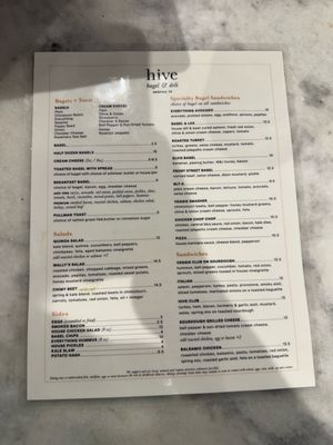 Menu photo 1 Hive Bagel & Deli Memphis, TN