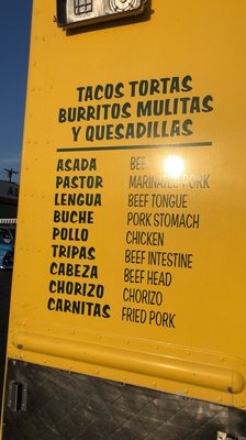 Menu photo 8 Arturo's Taco Truck Pasadena, CA