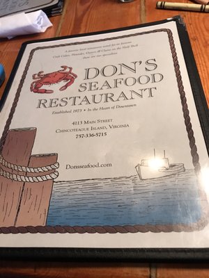 Menu photo 5 Don's Seafood Restaurant Chincoteague, VA Menu photo 5 Don's Seafood Restaurant Chincoteague, VA