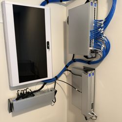 Wire Genie - A wall mounted UniFi Ubiquiti network.