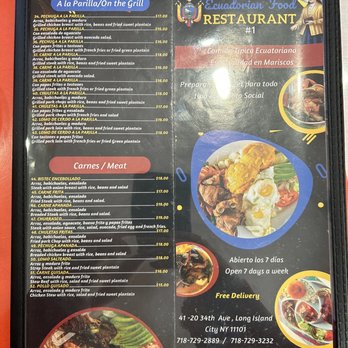 Ecuadorian Restaurant - menu - Latin American Near Me - Astoria, New York Ecuadorian Restaurant - menu - Latin American Near Me - Astoria, New York