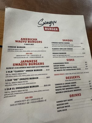 Menu photo 5 Swagyu Imperial Beach Imperial Beach, CA Menu photo 5 Swagyu Imperial Beach Imperial Beach, CA