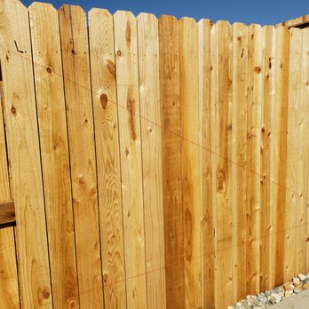 A&H Concrete Services - Chalk lines and nails they put in for a coat hanger, left on new fence. - Masonry/Concrete Near Me - Galt, California