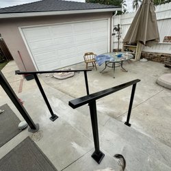 Iron Projects - Handrail to patio