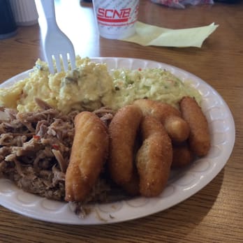 Smithfield's Chicken 'N Bar-B-Q - The Regular BBQ platter. Yum! - Barbeque Near Me - Morrisville, North Carolina Smithfield's Chicken 'N Bar-B-Q - The Regular BBQ platter. Yum! - Barbeque Near Me - Morrisville, North Carolina