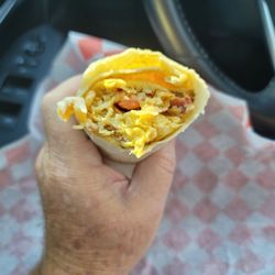 Watsonburger - 2 bites in.