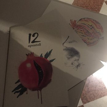 12 Apostoli - Creative menu covers change with the seasons - Italian Near Me - Verona, VR
