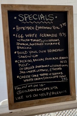 Menu photo 1 Golden Egg Cafe Ventura, CA