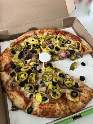 Green Lantern Pizza by null