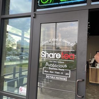Share Tea - Entrance - Bubble Tea Near Me - Charlotte, North Carolina
