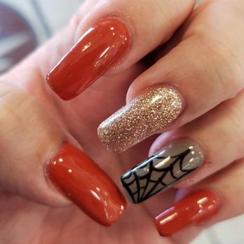 Polished Nails & Spa - Halloween/ Fall nails - Nail Salons Near Me - Corona, California Polished Nails & Spa - Halloween/ Fall nails - Nail Salons Near Me - Corona, California