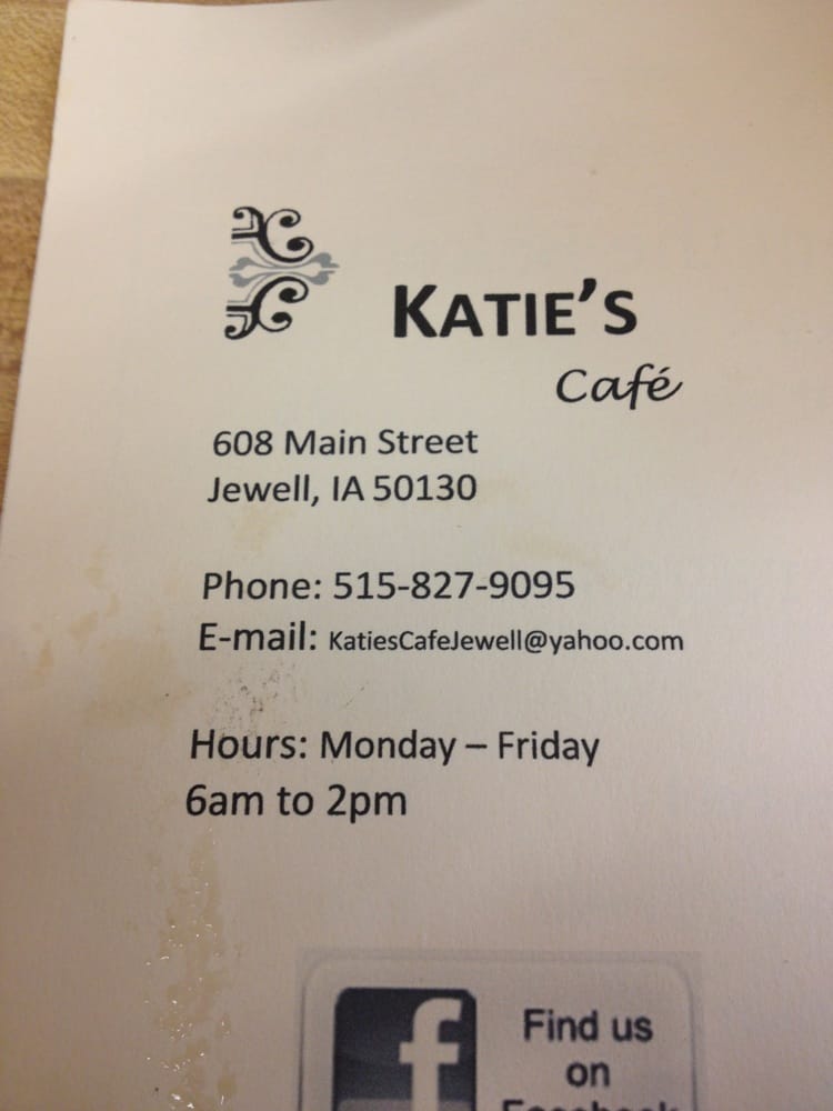 KATE’S CAFE Updated September 2024 608 Little Wall Lake Rd, Jewell