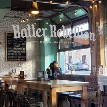 Batter Rebellion - Glass door with name. Also a glimpse of the openings to people watch - Bars Near Me - Redlands, California Batter Rebellion - Glass door with name. Also a glimpse of the openings to people watch - Bars Near Me - Redlands, California