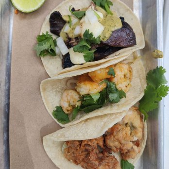 Bartaco - Mushroom, shrimp, and fried oyster tacos. All decent but none wow - Mexican Near Me - Tampa, Florida
