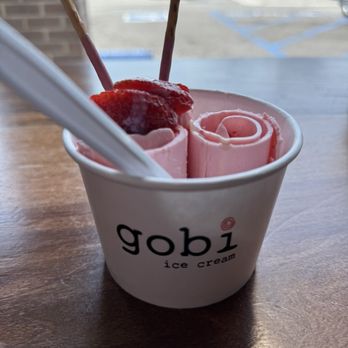 Gobi Ice Cream - Strawberry ice cream was delish! - Desserts Near Me - Cerritos, California Gobi Ice Cream - Strawberry ice cream was delish! - Desserts Near Me - Cerritos, California