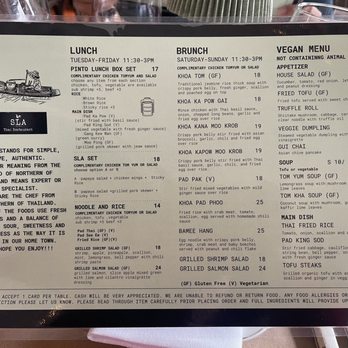 Sla Thai Restaurant - Thai Near Me - Montclair, New Jersey
