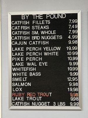 Menu photo 1 Wrege's Fish Company Saginaw, MI Menu photo 1 Wrege's Fish Company Saginaw, MI