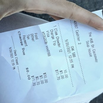 Boston Soup Company - $10 bucks for a 12oz cup of chowder?! - Diners Near Me - Boston, Massachusetts Boston Soup Company - $10 bucks for a 12oz cup of chowder?! - Diners Near Me - Boston, Massachusetts