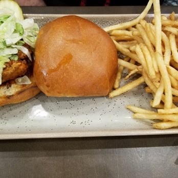 Kitchen 1883 - Crispy chicken sandwich - New American Near Me - Union, Kentucky Kitchen 1883 - Crispy chicken sandwich - New American Near Me - Union, Kentucky