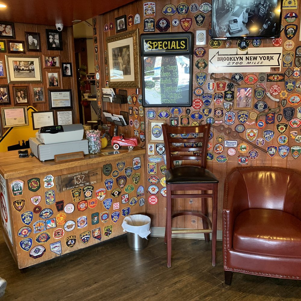 DiNapoli's Fire House - The fire station decor throughout this place had me wishing my former firefighter grandpa could see it. - Pizza Near Me - Barstow, California DiNapoli's Fire House - The fire station decor throughout this place had me wishing my former firefighter grandpa could see it. - Pizza Near Me - Barstow, California