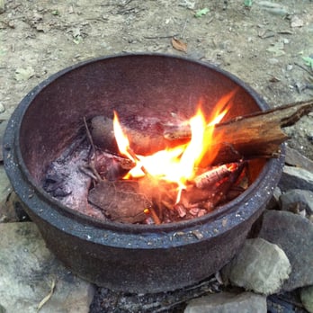 Brook N Wood Campground - campfire! - Campgrounds Near Me - Elizaville, New York
