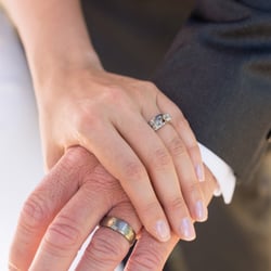 Cascadia Design Studio - Hammered wedding bands