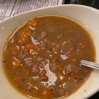 1920 Tavern - Soup du jour- Beef and vegetable, so flavorful! - Bars Near Me - Roswell, Georgia