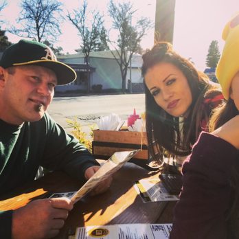 Superburger - Enjoying a yummy burger outside. ;) - Burgers Near Me - Santa Rosa, California