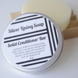 Silver Lining Soap - Silver Lining Soap Solid Conditioner Bar works wonders on your hair.