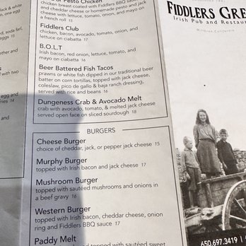 Fiddlers Green - Menu - Irish Near Me - Millbrae, California Fiddlers Green - Menu - Irish Near Me - Millbrae, California