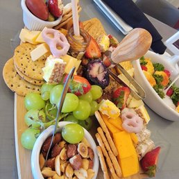 Cheese platter and deviled eggs Cheese platter and deviled eggs
