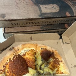 Marco's Pizza - This a badly made medium pizza 9/1/2025.